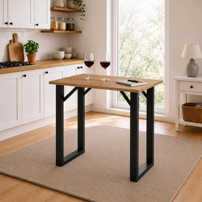 Produktbild von VCM Bartisch 110x50 cm, Tresen, Stehtisch, hoher Tisch, Bartresen, Hochtisch - Xona