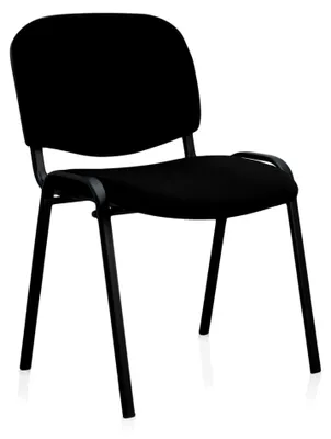 Produktbild von Besucherstuhl, Metall, 41,5 x 54,5 x 78 cm, schwarz