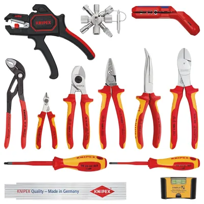Produktbild von Knipex 00 20 90 V02, Rot, Gelb, 165 mm, 93 mm, 1,92 kg, 13 Werkzeug