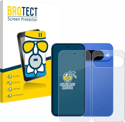 Produktbild von BROTECT Entspiegelungs Schutzglas für Google Pixel 10 (Display+Rückseite) Schutzfolie Panzer Folie Glas Display Schutz matt