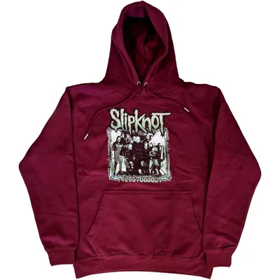 Obrázek produktu pro Slipknot Barcode Photo (Back Print) Maroon Red M Mikina