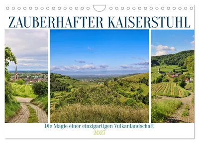 Produktbild von Zauberhafter Kaiserstuhl (Wandkalender 2027 DIN A4 quer), CALVENDO Monatskalender