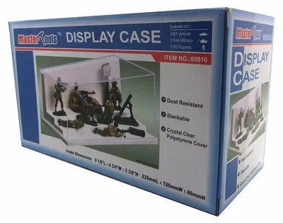 Display Case aus Polyester, 232 x 120 x 86 mm