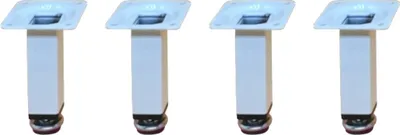 Produktbild von HOOZ 4er Set Möbelfuß weiß 10cm - höhenverstellbar