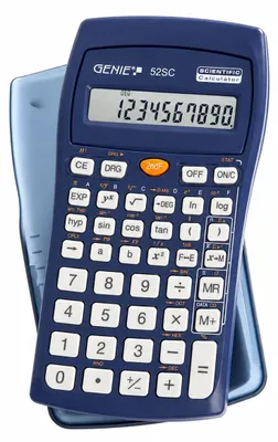 Obrázok produktu pre Genie 52 SC, Vrecko, Vedecká kalkulačka, 10 číslica/číslic, 1 riadky, Batérie, Námorná