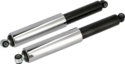 Zdjęcie produktu dla Zestaw: tylny amortyzator, czarny i chromowany rekaw, 345mm - dla Simson S50, S51, S53, KR51/1 Schwalbe, KR51/2 Schwalbe, SR4-3 Sparwhawk, SR4-4 Jastr