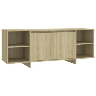 Zdjęcie produktu dla Szafka pod TV, dąb sonoma, 130x35x50 cm materiał drewnopochodny