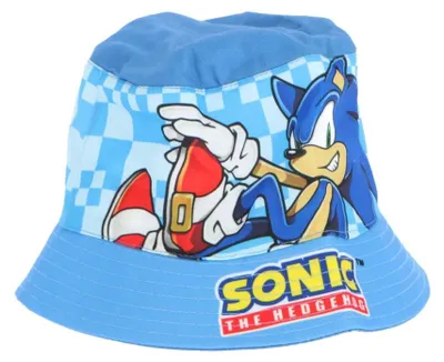 Produktbild von Sonic The Hedghog Kinder Jungen Fischermütze Fischerhut Hut Sommerhut Gr. 54 – Blau / 54