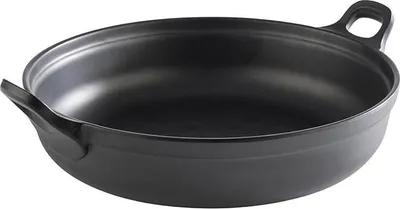 Produktbild von APS 85151 Schale PADELLA, Ø 28 cm, Höhe 9 cm, Melamin, schwarz, mit Antirutsch-Füßchen