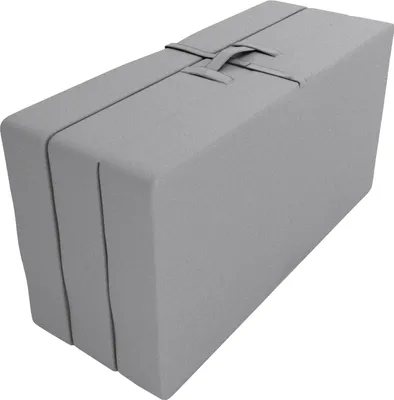 Immagine prodotto di POKAR materasso pieghevole in 3 parti materasso per ospiti letto da campeggio letto pieghevole, Dimensioni:120 x 195 x 15 cm, Colore:Grigio - Impermeabile