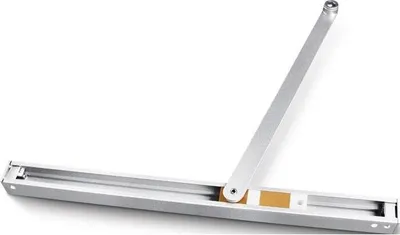 Produktbild von Geze T-Stop Montagewinkel für Gleitschiene BG silber - 102366