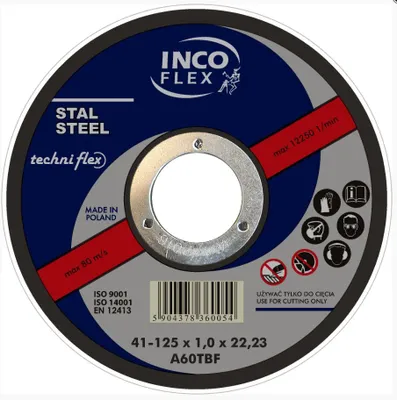 Immagine prodotto di Disco da taglio per metalli Incoflex 125 x 2,0 x 22,2 mm