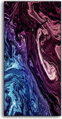 Produktbild von Wandbild Leinwand Bilder mit Uhr Geräuschlos Kunstdruck 30x60 Abstrakte Kunst - schwarze Hände