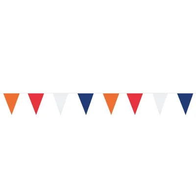 Image de Flag -Ligne orange rouge blanc bleu, 10mtr.