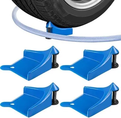 Obrázok produktu pre Sada umývacích pomôcok – 4 kusy – Samozapínacie popruhy – Vhodné pre autá, motocykle a nákladné vozidlá – Zabraňujú posúvaniu a odchádzaniu