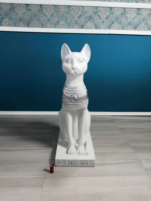 Produktbild von Design Ägyptische Katze Figur Statue Skulptur Figuren Skulpturen Deko Statuen