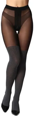 Produktbild von Bellivalini Damen Strumpfhose 60 DEN BLV-1111 (Dunkelmelange, M) .