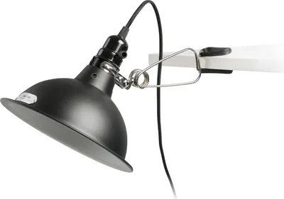 Produktbild von Pepper 1-Licht schwarze Schreibtischlampe