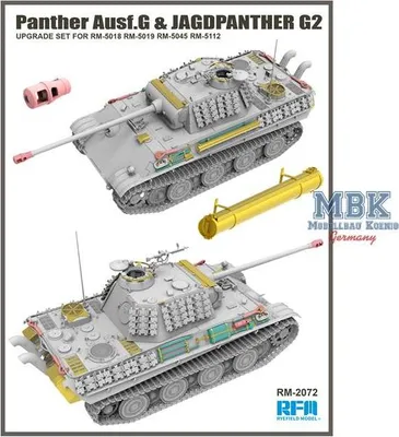 Productafbeelding van RYE FIELD MODEL RFM2072: Upgrade-set voor de Panther Ausf. G