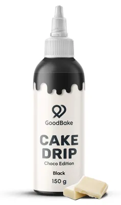 Produktbild von GoodBake Cake Drip Choco Edition Schwarz 150g – Kuchenglasur, Dripcake, Torte dekorieren