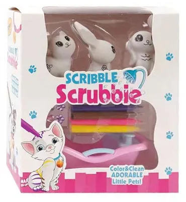 Immagine prodotto di Scribble Crubbie Animali da colorare con bagno