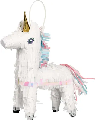 Produktbild von Kleine Deko-Piñata Magisches Einhorn 19 x 15 cm Tischdeko - Einheitsgröße