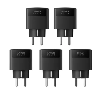 Produktbild von Anker SOLIX Smart Plug  für Balkonkraftwerk，Solarbank 2 Serie, 5er-Pack