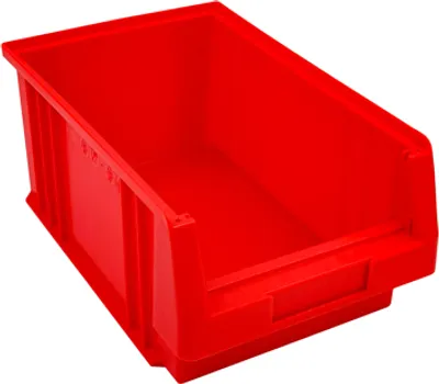 Produktbild von SuperSparSet 10x Sichtlagerbox Classic D | Rot | HxBxT 15x21x33cm | Polypropylen | Sichtlagerbehälter, Sichtlagerkasten, Sichtlagerkastensortiment, Sortierbehälter
