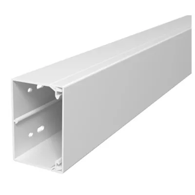 Produktbild von OBO WDK60090LGR Wand-u.Deckenkanal m.Bodenlochung 60x90x2000 PVC 6027113