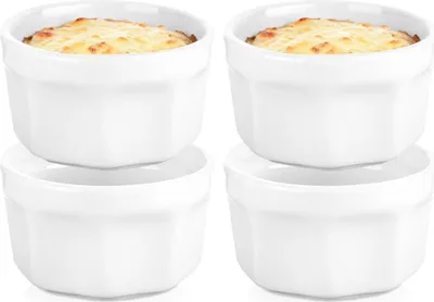 Produktbild von Porzellanschalen Set 4 Stück 40 ml 6 cm Weiß