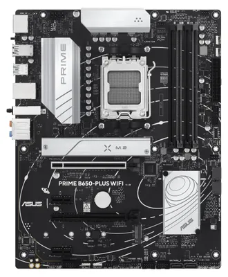 Obrázok produktu pre ASUS PRIME B650-PLUS WIFI, AMD, Pätica AM5, AMD Ryzen 7000 Series, AMD Ryzen 8000 Series, AMD Ryzen 9000 Series, Pätica AM5, DDR5-SDRAM, 192 GB