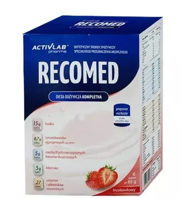 Produktbild von Activlab RecoMed Erdbeere 6 Beutel