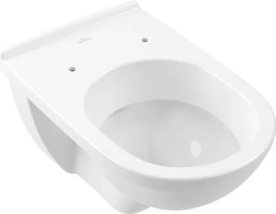 Obrázok produktu pre Villeroy & Boch O.novo závesné WC so zapusteným okrajom biele lesklé bez WC sedátka 56601001