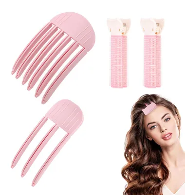 Produktbild von Volumenclips, Volumenclips für das Haar, Volumenclips für den Haaransatz, Volumenclips für das Haar, Volumenclips für das Haar am Haaransatz für voluminöse Ponyfrisuren und Frisuren auf dem Oberkopf