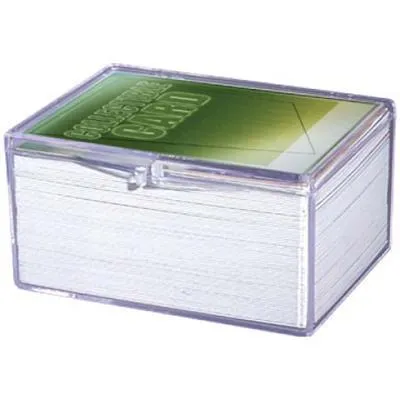 Produktbild von Ultra Pro - Hinged Clear Deckbox (for 100 cards)