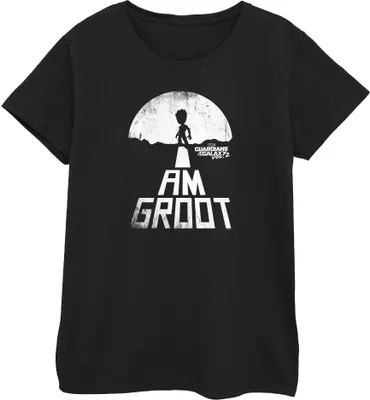 Produktbild von Guardians Of The Galaxy - "I Am Groot" T-Shirt für Damen BI640 (M) (Schwarz)