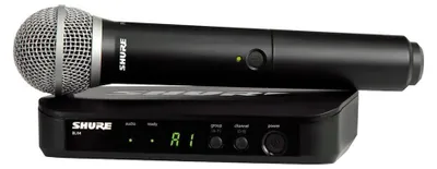 Obrázek produktu pro Shure BLX24E/PG58-H8E - Wireless vocal system with PG58 microphone - Mikrofon