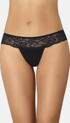 Immagine prodotto di Teyli perizoma donna con pizzo floreale Comfo Female 318 nero XS