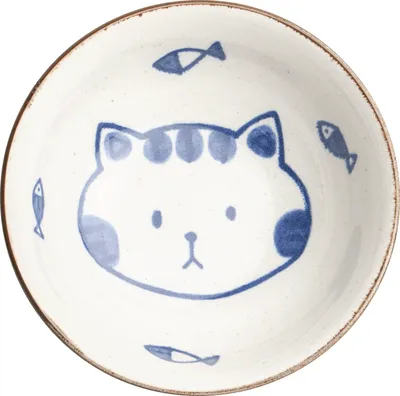 Produktbild von Kawaii Bowl Japan Ramen Porzellan-Schalen 20 cm - Neko to Usagi, Katze