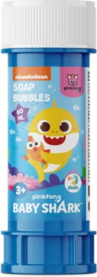 Zdjęcie produktu dla Płyn Do Tworzenia Baniek Mydlanych Dla Dzieci Ilustracja „Baby Shark” 60 Ml