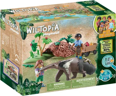 Produktbild von PLAYMOBIL Wiltopia 71012 Ameisenbärpflege