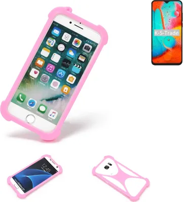 Produktbild von K-S-Trade Handy Hülle kompatibel mit Coolpad 26 Tibetan Peak Edition Schutz Hülle Bumper Silikon Schutz Hülle Cover Case Silikoncase Silikonbumper
