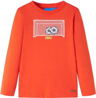 Produktbild von Kinder-Langarmshirt Hellorange 116