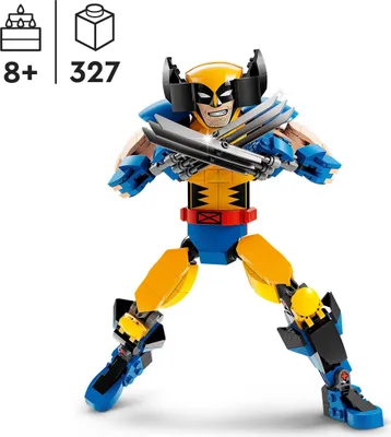 Produktbild von LEGO® 76257 - Figurka do zbudowania Marvel Super Heroes™ Wolverine (327 elementów)