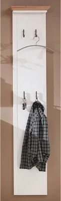 Produktbild von Garderobenpaneel Hängegarderobe Wandgarderobe Garderobe Flurmöbel "Jillana I" Pinie hell / Artisan Eiche