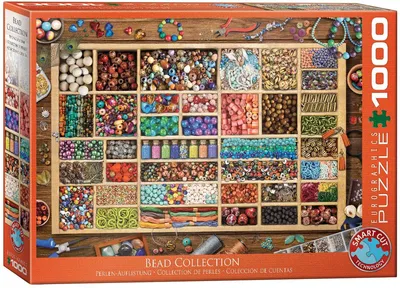 Immagine prodotto di Eurographics Puzzle Perlensammlung, Bastelperlen, 1000 Teile, 68 x 48 cm, 6000-5528