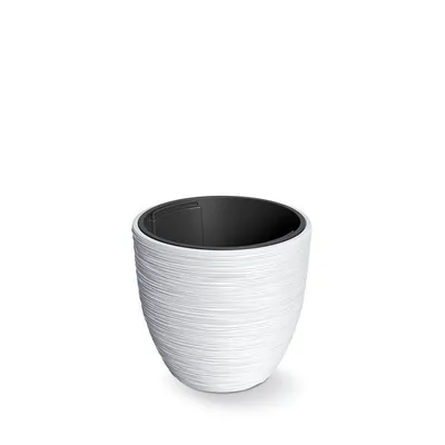 Image de Pot de fleurs FURU avec insert 29,8 cm - couleur : blanc