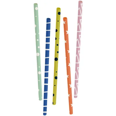 Produktbild von Trinkhalme Papier20cm - 20 Stück