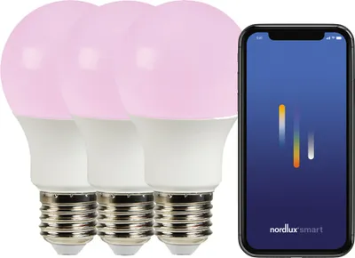 Produktbild von Nordlux 3er-Pack 806lm LED Lampe E27 2700-6500K steuerbare Lichtfarbe 2270052701