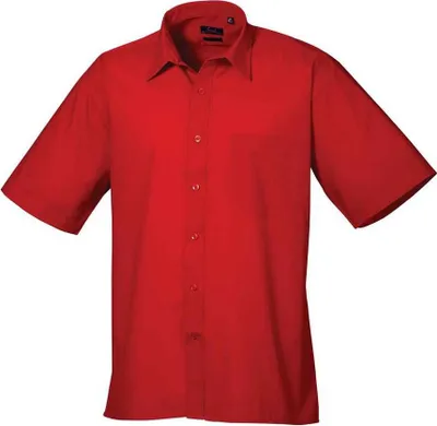 Image de Chemise Premier pour homme à manches courtes LT4512 (48,5 cm) (rouge)